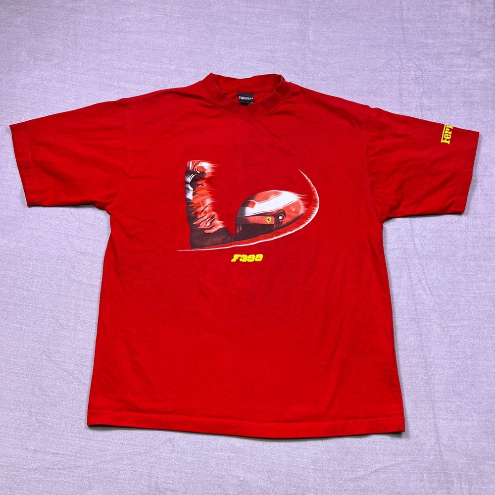 VTG Ferrari F399 Formula‎ 1 Race Car T Shirt Red XL Official Licensed Product